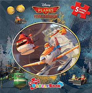 Disney Planes Fire & Rescue My First Puzzle Book [Board book] [Jun 01  2014] Phidal Publishing Inc.(中古品)