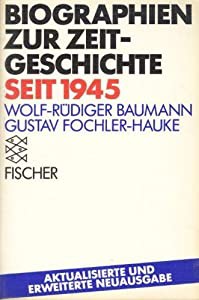 Biographien zur Zeitgeschichte seit 1945.(中古品)