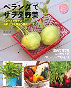 ベランダでサラダ野菜―コンテナで育てる！新鮮サラダ野菜50＆ハーブ (主婦の友生活シリーズ)(中古品)