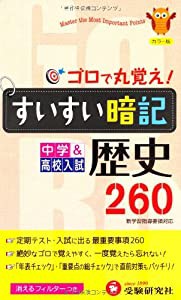 すいすい暗記歴史―260(中古品)