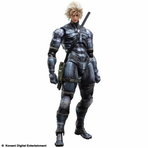 METAL GEAR SOLID2 SONS OF LIBERTY PLAY ARTS改 雷電(PVC塗装済みアクショ（中古品）