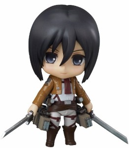 進撃の巨人 ねんどろいど ミカサ・アッカーマン (ノンスケール ABS&PVC塗装（中古品）