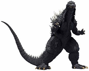 S.H.MonsterArts ゴジラ×メカゴジラ ゴジラ (2002) 約155mm PVC&ABS製 塗 （中古品）