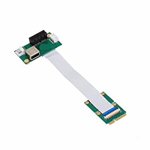 Mini PCI-E - PCI-E Express 1X 拡張コードアダプターカード + USBライザーカード（中古品）