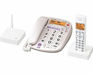 シャープ デジタルコードレス電話機 パールベージュ系 子機1台付き JD-VF1CL（中古品）