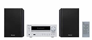 パイオニア Pioneer X-HM26 CDミニコンポ Bluetooth搭載/MP3/AM/FM対応 シルバー X-HM26(S)（中古品）