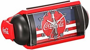 セイコー クロック 目覚まし時計 コカ・コーラ Coca-Cola アナログ 大音量 ベル音 赤 AC604R SEIKO AC604R（中古品）