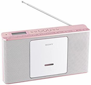 ソニー SONY CDラジオ ZS-E80 : FM/AM/ワイドFM対応 語学学習用機能搭載 ピンク ZS-E80 P（中古品）
