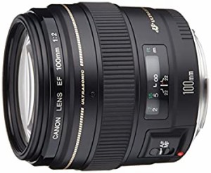 Canon 単焦点中望遠レンズ EF100mm F2 USM フルサイズ対応（中古品）