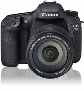 Canon デジタル一眼レフカメラ EOS 7D レンズキット EF-S18-200mm F3.5-5.6 IS  EOS7D18200ISLK（中古品）