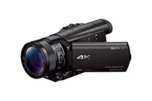 ソニー SONY ビデオカメラ FDR-AX100 4K 光学12倍 ブラック Handycam FDR-AX100 BC（中古品）