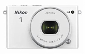Nikon ミラーレス一眼 Nikon1 J4 標準パワーズームレンズキット ホワイト J4HPLKWH（中古品）