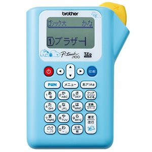 ブラザー工業 ラベルライター P-touch J100 スヌーピーライトブルー PT-J100SL（中古品）