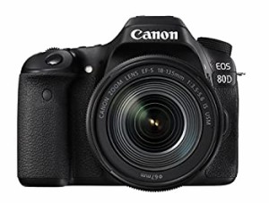 Canon デジタル一眼レフカメラ EOS 80D レンズキット EF-S18-135mm F3.5-5.6 IS USM 付属 EOS80D18135USMLK（中古品）