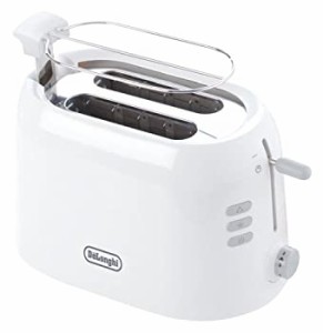 デロンギ(DeLonghi) ポップアップトースター ホワイトトゥルーシリーズ  TTP220J-WH（中古品）