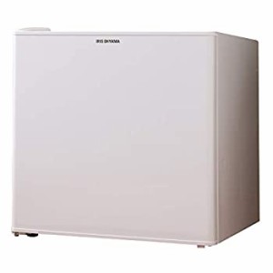 アイリスオーヤマ 冷蔵庫 42L 小型 静音 1ドア ノンフロン 左開き 温度調節5段階 ホワイト AF42L-W（中古品）