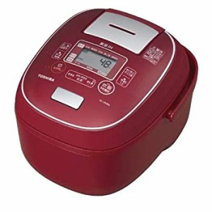 東芝 真空IHジャー炊飯器（5.5合炊き） シャインレッドTOSHIBA 合わせ炊き RC-10VRN-R（中古品）