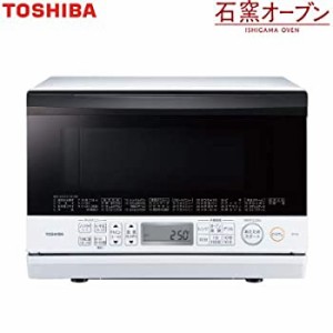 東芝 23L 角皿式スチームオーブンレンジ 石窯オーブン ER-T60-W グランホワイト（中古品）