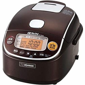 象印 圧力IH炊飯ジャー（3合炊き） ブラウンZOJIRUSHI 極め炊き NP-RM05-TA（中古品）