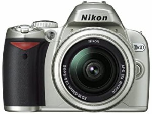 Nikon デジタル一眼レフカメラ D40 レンズキット シルバー D40SLK（中古品）