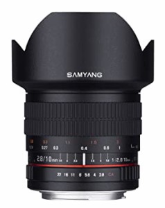 Samyang 10?mm f2?. 8?ED AS NCS CS超広角レンズCanon EF - Sタイプfor CanonデジタルSLRカメラ(sy10?m-c)（中古品）