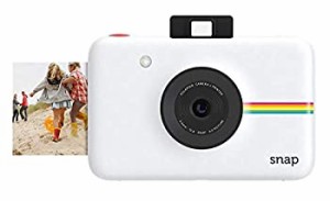 ポラロイド Snap デジタルインスタントカメラ (ホワイト) プリンタ内蔵 ZINK フォトペーパー対応 (White)（中古品）