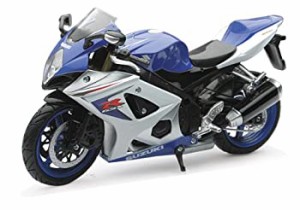 NewRay 1/12 Die-Cast Motorcycle: Suzuki 2008 GSX-R1000 (Blue) by New Ray Toys（中古品）
