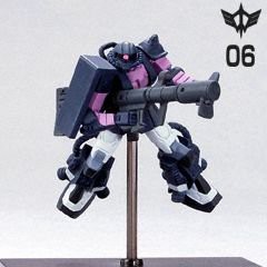 ガンダムコレクションNEO4 高機動型ザク06(マルチ 黒い三連星）オルテガ機 《ブラインドボックス》（中古品）