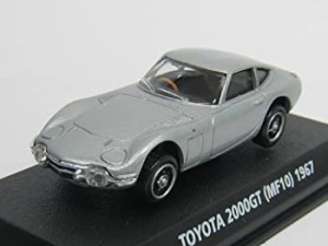 コナミ　1/64　絶版名車コレクションVol.1　トヨタ 2000GT  （1967）　シルバー（中古品）