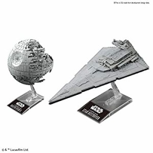 スター・ウォーズ 1/2 700 000 デス・スターII & 1/14 500 スター・デストロイヤー プラモデル（中古品）