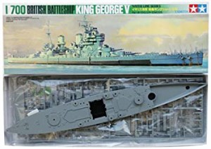 タミヤ 1/700 ウォーターラインシリーズ No.604 イギリス海軍 戦艦 キングジョージ5世 プラモデル 77525（中古品）