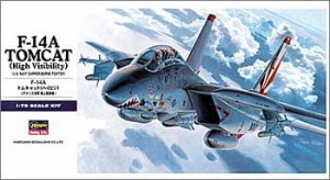 ハセガワ 1/72 F-14A トムキャット ハイビジ #E3（中古品）