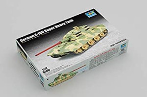 トランペッター 1/72 ドイツ軍 超重戦車 E-100 プラモデル 07121（中古品）