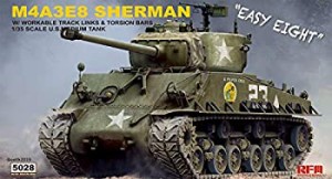 ライフィールドモデル 1/35 アメリカ軍 M4A3E8 シャーマン中戦車 イージーエイト w/可動式履帯 プラモデル RFM5028（中古品）