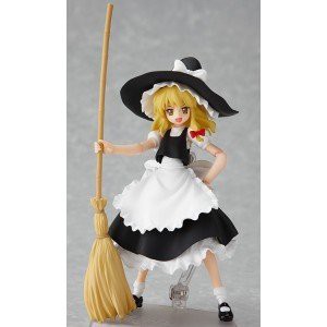 figma 東方project 霧雨魔理沙 全高約13.5cm ABS&PVC製 塗装済み可動フィギュア（中古品）