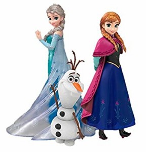 フィギュアーツZERO アナと雪の女王 Frozen Special Box ３体セット アナ 約145mm エルサ 約150mm オラフ 約80mm 専用台座シート PVC製 