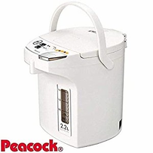 Peacock ピーコック魔法瓶 電動給湯ポット(2.2L) WMJ-22 ホワイト(W)（中古品）
