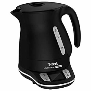 ティファール（T-FAL） 電気ケトル 1.2L ブラックジャスティン プラス コントロール KO7558JP（中古品）