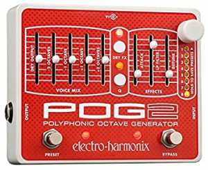 electro-harmonix エレクトロハーモニクス エフェクター ポリフォニックオクターブジェネレーター POG2（中古品）