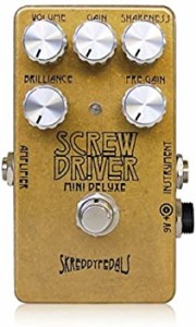 Skreddy Pedals スクレディペダルズ オーバードライブ Screw Driver Mini Deluxe（中古品）