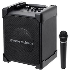 オーディオテクニカ デジタルワイヤレスアンプシステム(出力12W)【1.9GHz帯DECT準拠方式】audio-technica ATW-SP1910/MIC（中古品）