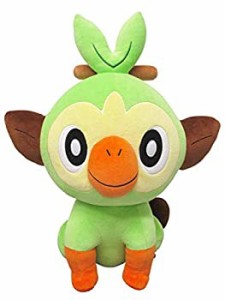 ポケットモンスター ぬいぐるみ雑貨シリーズ　もちふわクッション　サルノリ ぬいぐるみ  高さ50cm（中古品）