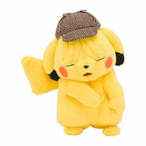 ポケモンセンターオリジナル しわしわ顔のぬいぐるみ 映画「名探偵ピカチュウ」ピカチュウ（中古品）