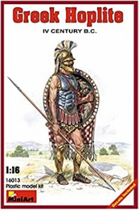 ミニアート 1/16 ギリシャ戦士 紀元前4世紀 プラモデル MA16013（中古品）