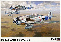 ハセガワ 1/32 フォッケウルフ Fw190A-8（中古品）