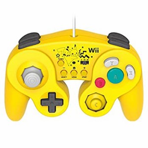 【Wii U/Wii対応】ホリ クラシックコントローラー for Wii U ピカチュウ（中古品）