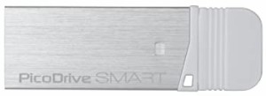 GREENHOUSE スマートフォンにも直接挿して使えるUSB3.0対応USBメモリー「PicoDrive Smart」32GB GH-UFDSM32G-SV（中古品）