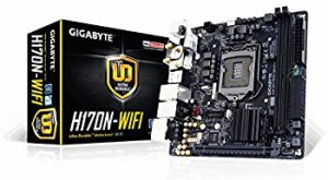 GIGABYTE Intel H170チップセット搭載 Mini-ITX マザーボードGA-H170N-WIFI（中古品）