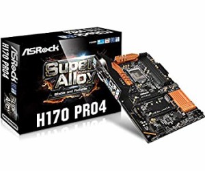ASRock Intel H170チップセット搭載 ATXマザーボード H170 Pro4（中古品）