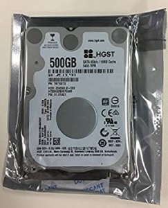 [HGST] 日立 2.5inch HDD 500GB SATA 6.0Gbps 7mm厚 16MB 5400回転 HTS545050B7E660 [並行輸入品]（中古品）